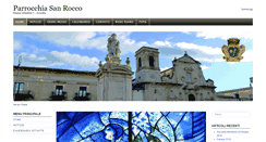 Desktop Screenshot of parrocchiasanrocco.net